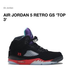 AIR JORDAN 5 RETRO GS 'TOP 3'